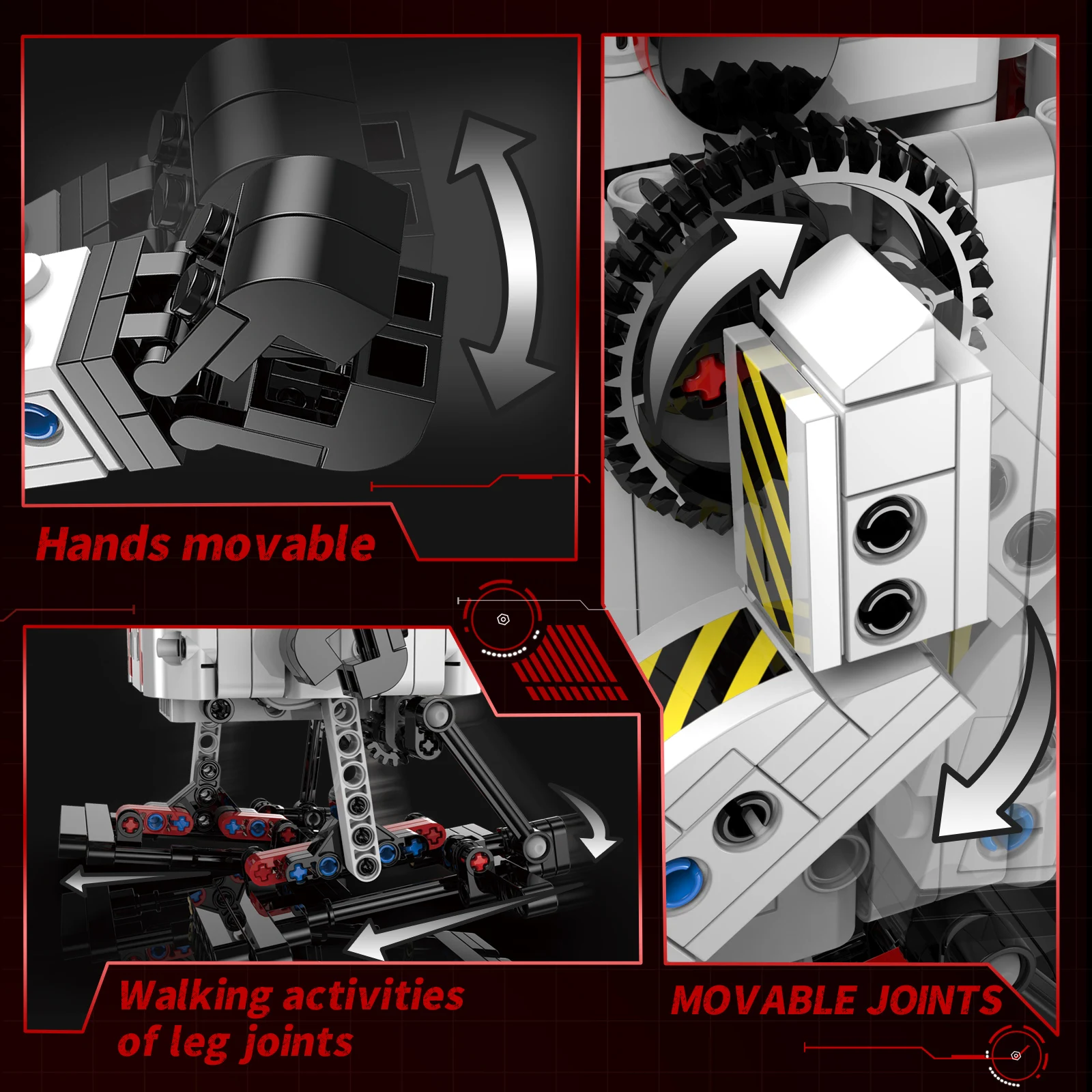 Newly Release STEAM STEM Toy Programming Cute Robot Intelligent Robot App Control 475pcs Compatible Building Block Set