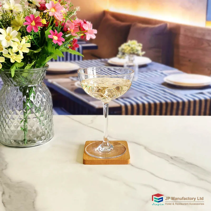 250ml 8.5oz plastic Cocktail Glasses Goblet Martini cups unbreakable champagne Wine Glass for camping wedding party bar KTV