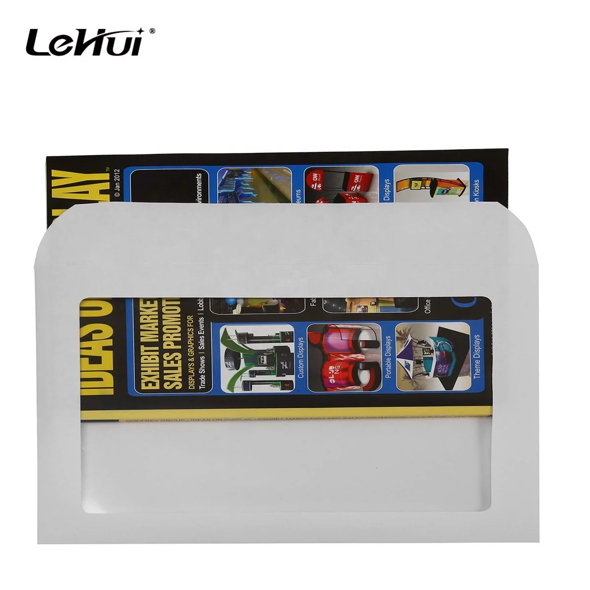 Good quality 9 x 12 Full Face Window White Paper Envelopes 50 Packed For Sending 8.5 x 11 Photos or Certificates