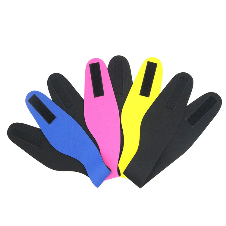 Wholesale Neoprene Adjustable Swimming Headband Diving Ear Band Head Bands For Ear Protection Neoprene  Swimming Headband
