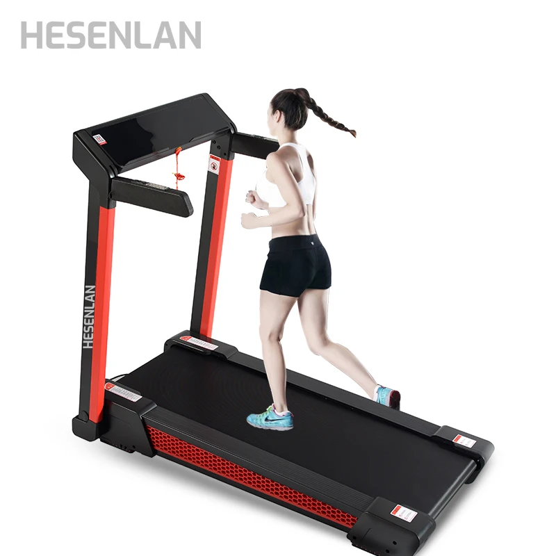 Hesenlan Magnetic Suspension Honeycomb Shock Absorption New Generation Motorized Running Machine Cheap Price Treadmill