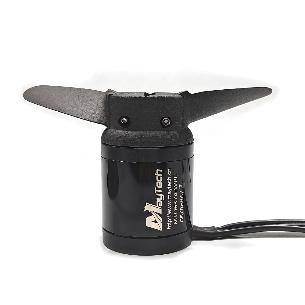 Maytech Electric Kayak Paddle Board Efoil 6374 80KV 3.5KW Motor with Folding Propeller for Floating Boat Fishing Boat