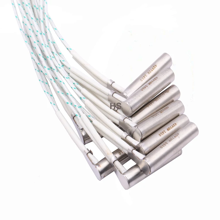 L Type Electric Resistance Heating Tube Finger Heaters Cartridge Heater