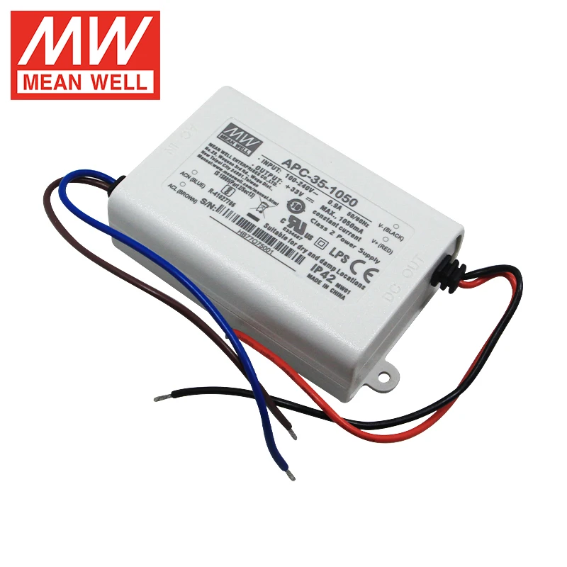 Meanwell APC-35-1050 Constant Current Led Driver 1050mA