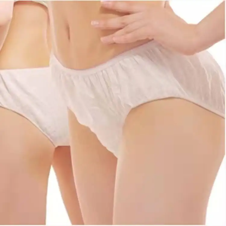 Disposable SPA Beauty Underwear Nonwoven Briefs Single Use Free Size Hotel Ladies