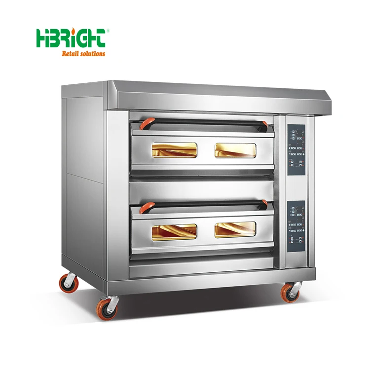 Commercial Stainless Steel Custom Restaurant Kitchen Equipment Baking Machine Pizza Deck Oven