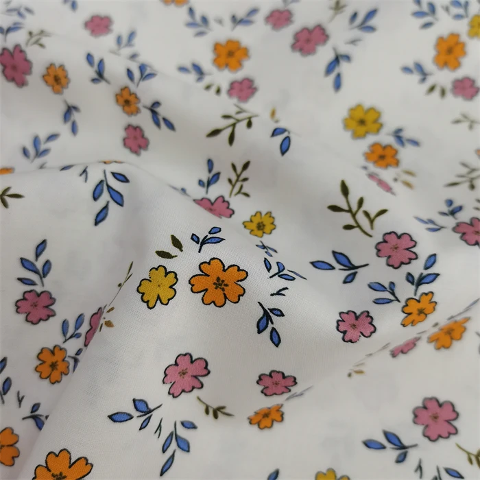  High quallity 21% silk 79% cotton women fabric