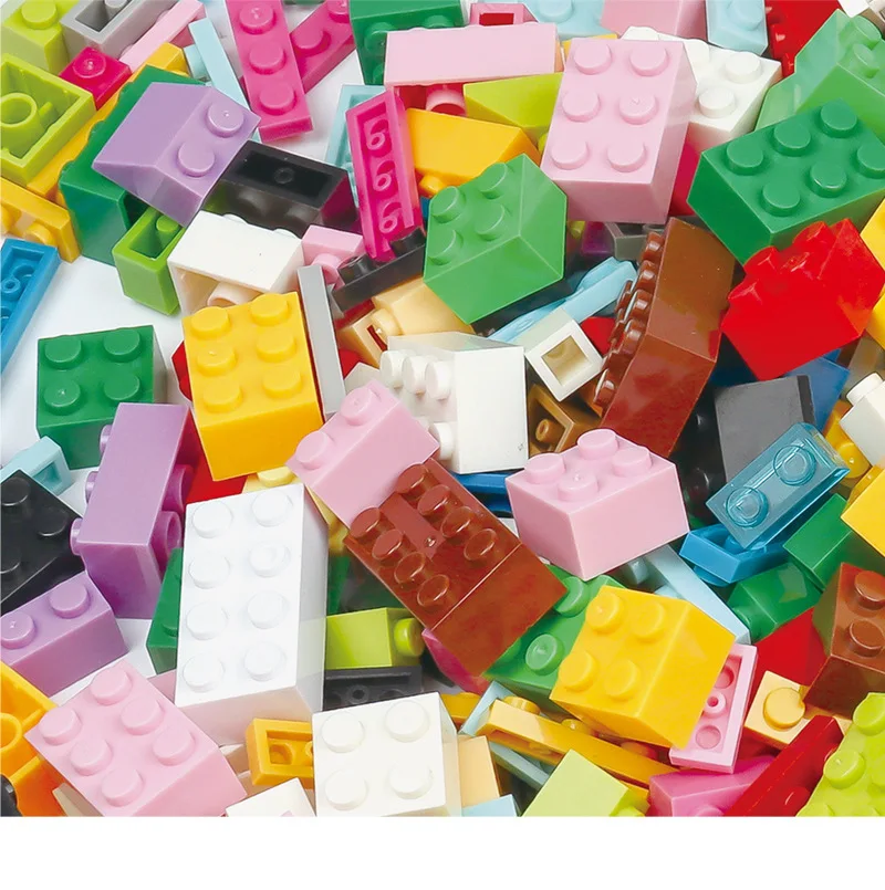 1000PCS city building block DIY small size brick model character education gift storage bag children building blocks toy
