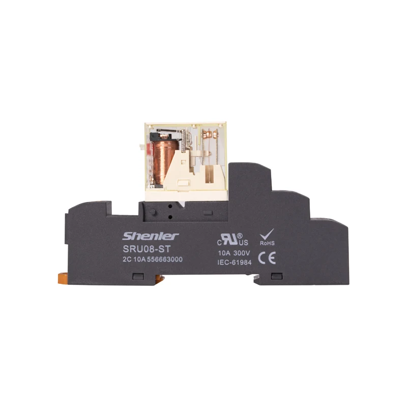 Shenler RFT2CO730L + SRU08-ST триггерный релейный модуль комплект 8A цепи 2 pole 230VAC интерфейс релейные разъёмы высокой мощности