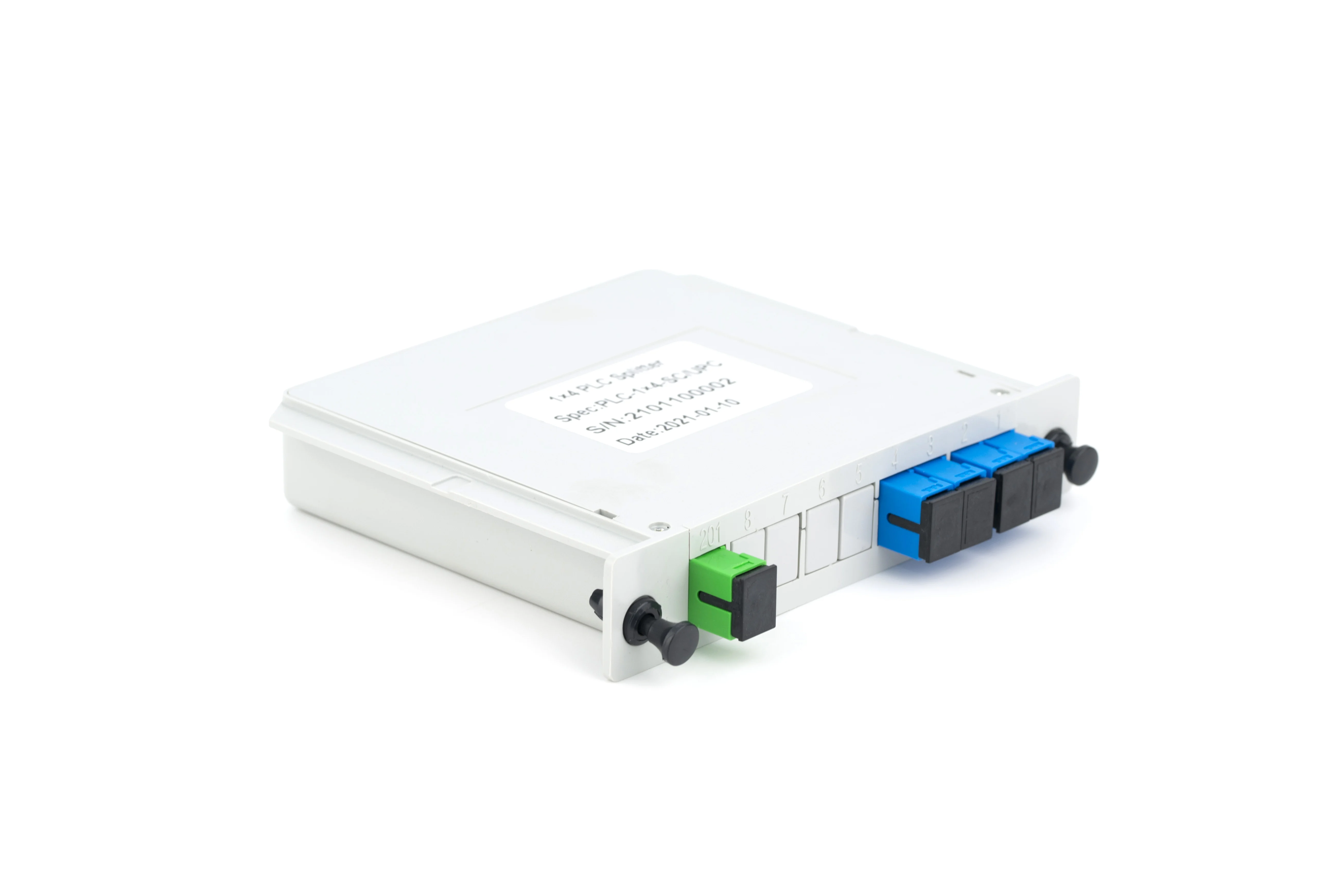 FTTH PLC Splitter 1x4 1x8 1x16 1x32 SC UPC PLC splitter LGX Box Cassette Inserting box PLC Splitter fiber optic splitter box