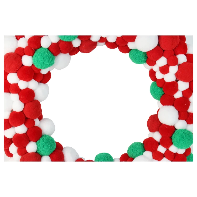 Felt Christmas Wreath Christmas Decoration Felt Wreath/exporter And Producers Of Felt Ball Wreath