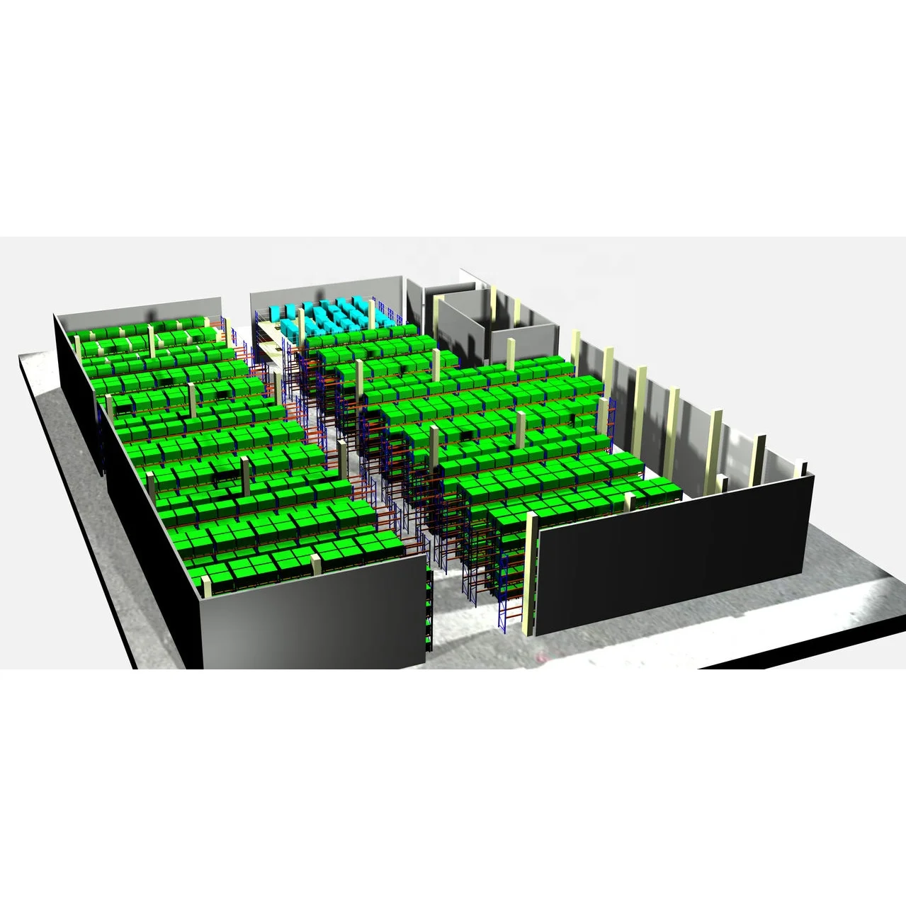 Peterack High Quality ASRS Racking Storage System Automated Steel Multi-Tier Racks Heavy Duty Rack System Warehouse Storage