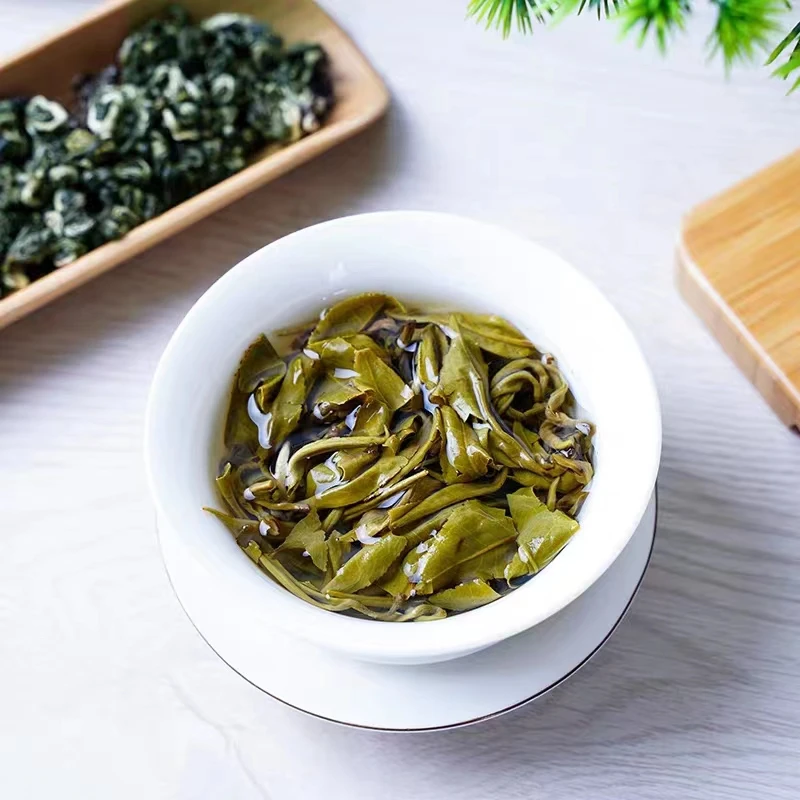 High Fragrance Bi Luo Chun Green Tea Leaves China Biluochun Loose Leaf Tea Wholesale Yunnan BiLuoChun Green Tea