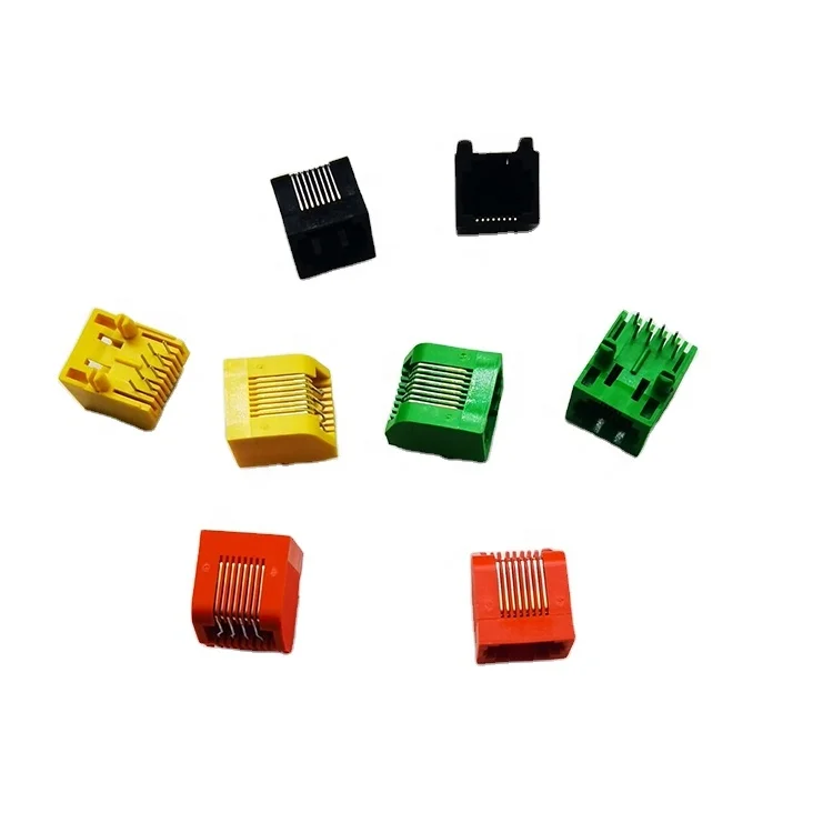 customized manufacturer ethernet RJ45 8 pin female connector ip67 ethernet connector