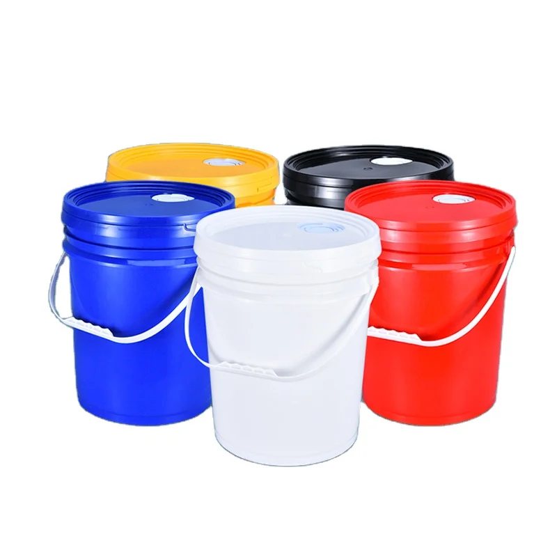
Chinese Style Food Grade Airtight Seal Leakproof 5 Gallon Plastic Buckets 