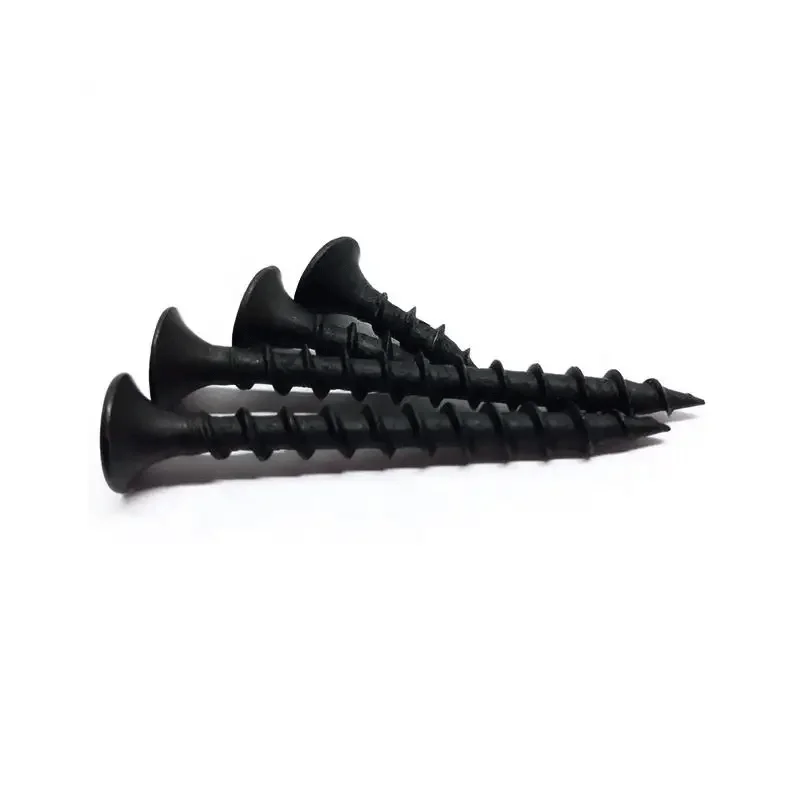 Metric drywall black gypsum board screw drywall screw to wood