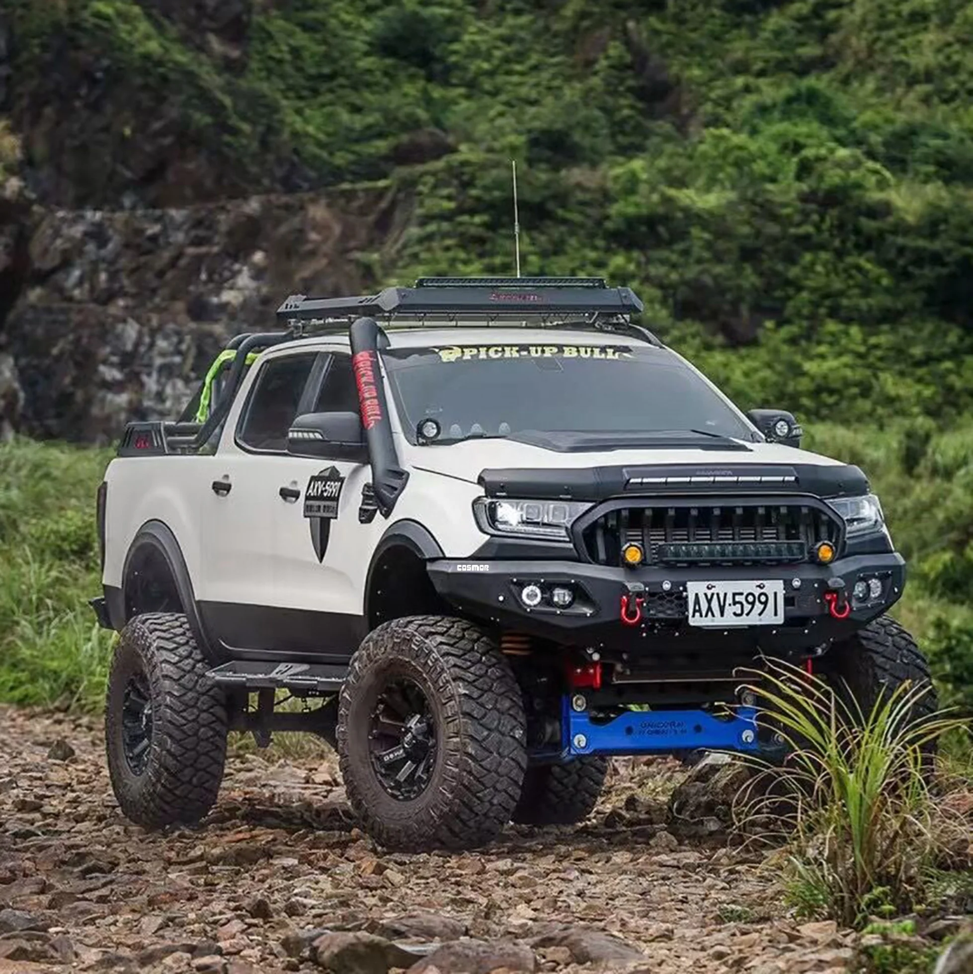 Стальной передний бампер для Ford Ranger 2021 Hilux NP300