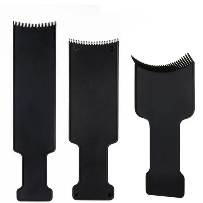 Black Professional Plastic Salon Hair Coloring Dyeing Board Plate For Barber Hairdresser Design Styling Tools Accessories