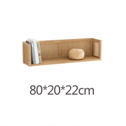 Nordic Style Ins Rattan Shelf Wall Mounted Storage Rack 2022 Amazon Hot Sale Rattan Shelf