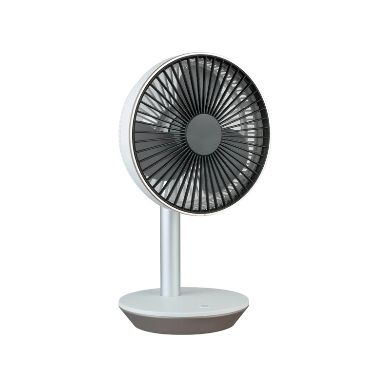 Small Size Portable Aluminum Battery Cool Desktop Standing Electric Fan