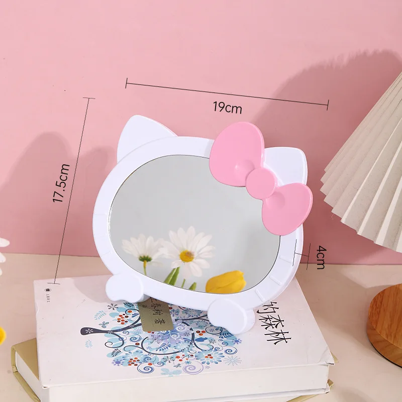 Manufacturer Luxury Vanity Special Gorgeous Shaped Cartoon Cute Home Bow Girl Heart Table Makeup Mirror