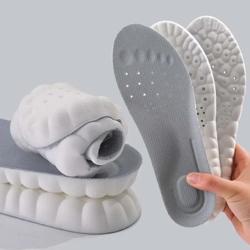 Insoles For Shoes palmilha de silicone Soft Material 4D Orthotic 2024 Foot Plantar Orthopedic Suppliers Flat Sole Insole 05