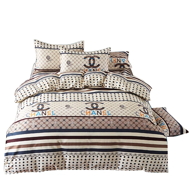 Duvet Cover Set 5-Piece Queen Size Soft Bedding Sets Microfiber Comforter Cover with Zipper Closure