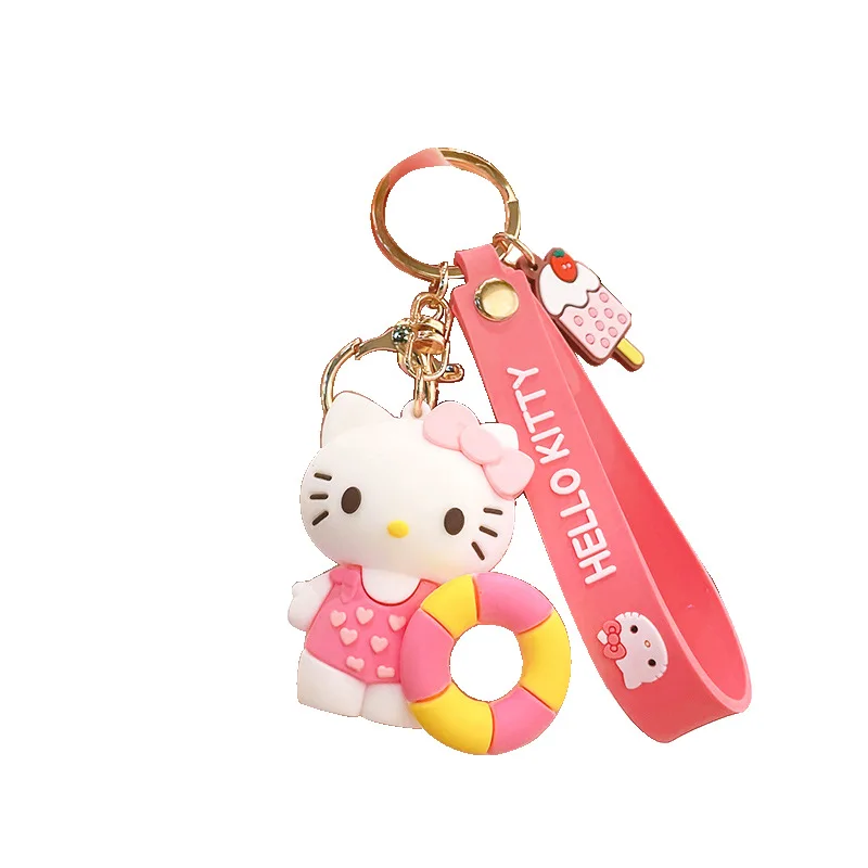 2022 new arrivals llaveros designer keychain cute melody hello KT penguin Pom Pom purin rubber metal key chains accessories