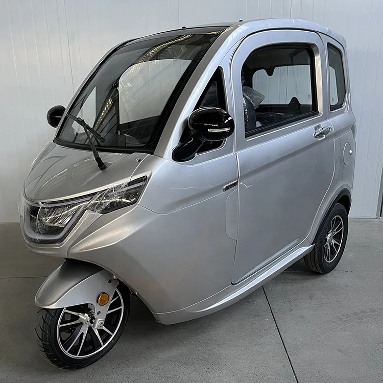 Electric mini car new ebergy  ecobkie  escooter enclosed scooter  cabin car cabin bike for elder person