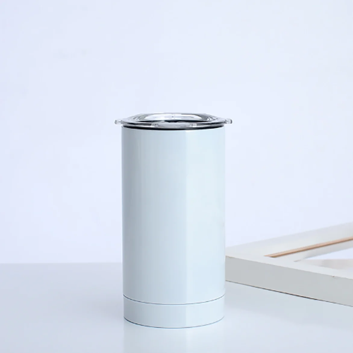 Hot Sales 12 oz Insulated Coffee Cup Mug Tumbler Stainless Steel Skinny Tumblers Cup Sublimation Mugs Blank