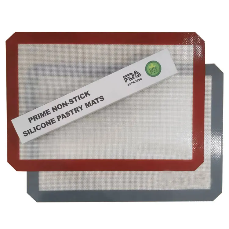 0.70 mm thick high temperature non stick Silicone Baking Mat Half Sheet Mat 16 1/2 x 11 5/8 for oven