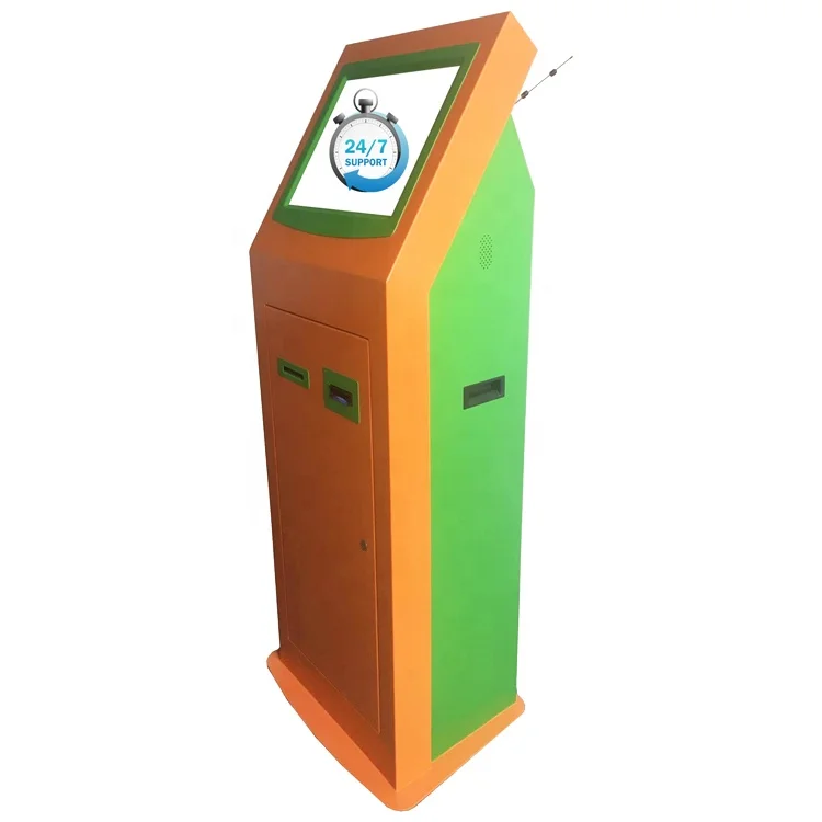 New design all in one payment kiosk machine with bill acceptor/printer