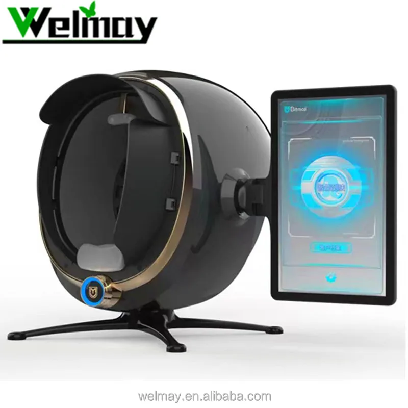 Portable Clinic Spa Salon Intelligent Welmay Moister	PH Face Facial Skin Hydration Level Tester Moisturizer Skin Tester Analyzer