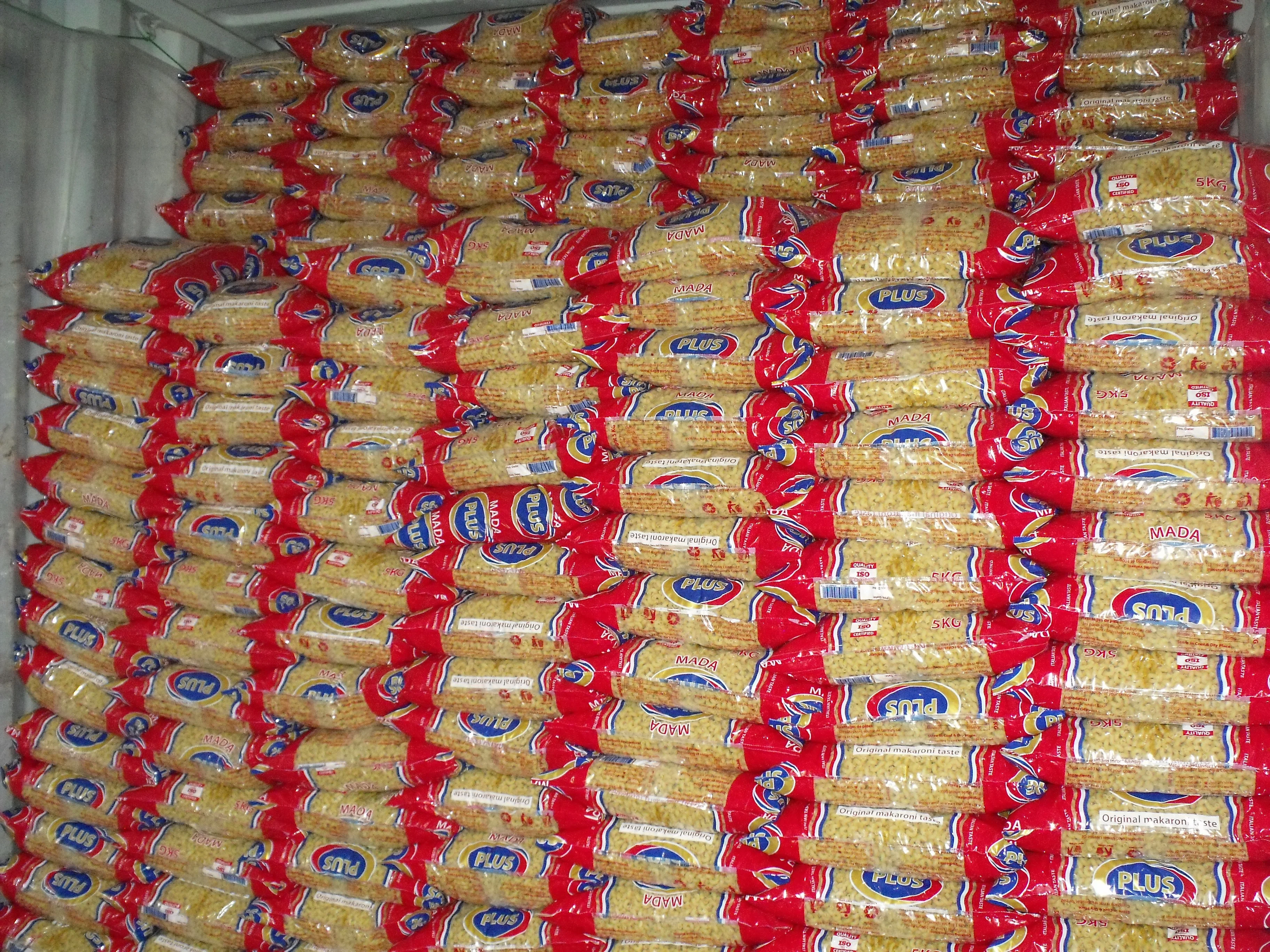 Elbow Macaroni Dry Pasta 5 kg Durum Wheat Mada Plus Brand Pasta Egyptian Product