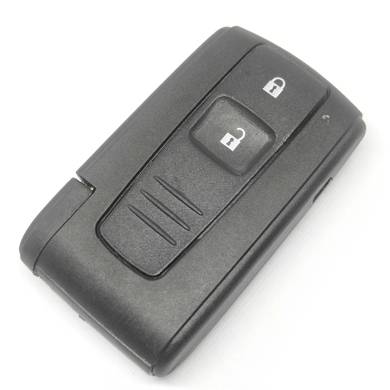 Remote Blank Key Cover Case Shell Fob 2/3 Buttons For T-oyota Prius Corolla Verso 2004-2009 Smart Card Uncur Toy43 Blade
