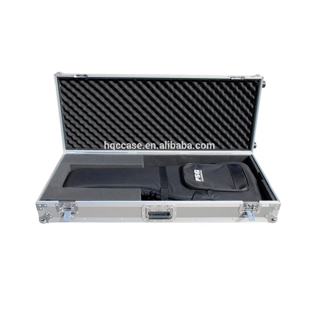 Прочный длинный размер, хорошее качество, достойный заказ, алюминиевый серебряный бас-гитарный чехол с колесами