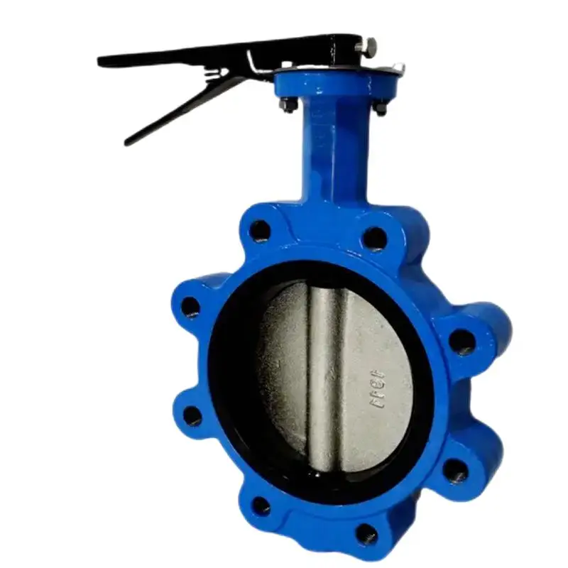 Factory wholesale LTD71X Rubber lined Lug butterfly valve PN16 wafer type Butterfly Valve with clamp