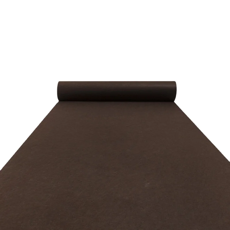 Factory Supplied Punching Exhibition Blanket Rug Needle Felt Carpet Nonwoven Yarn 100% Polyester Fabric