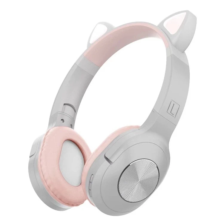 Смарт 5,0 настоящие беспроводные стерео наушники с кошачьими ушками светодиодная цветная подсветка наушники с кошачьими ушками для мобильных телефонов