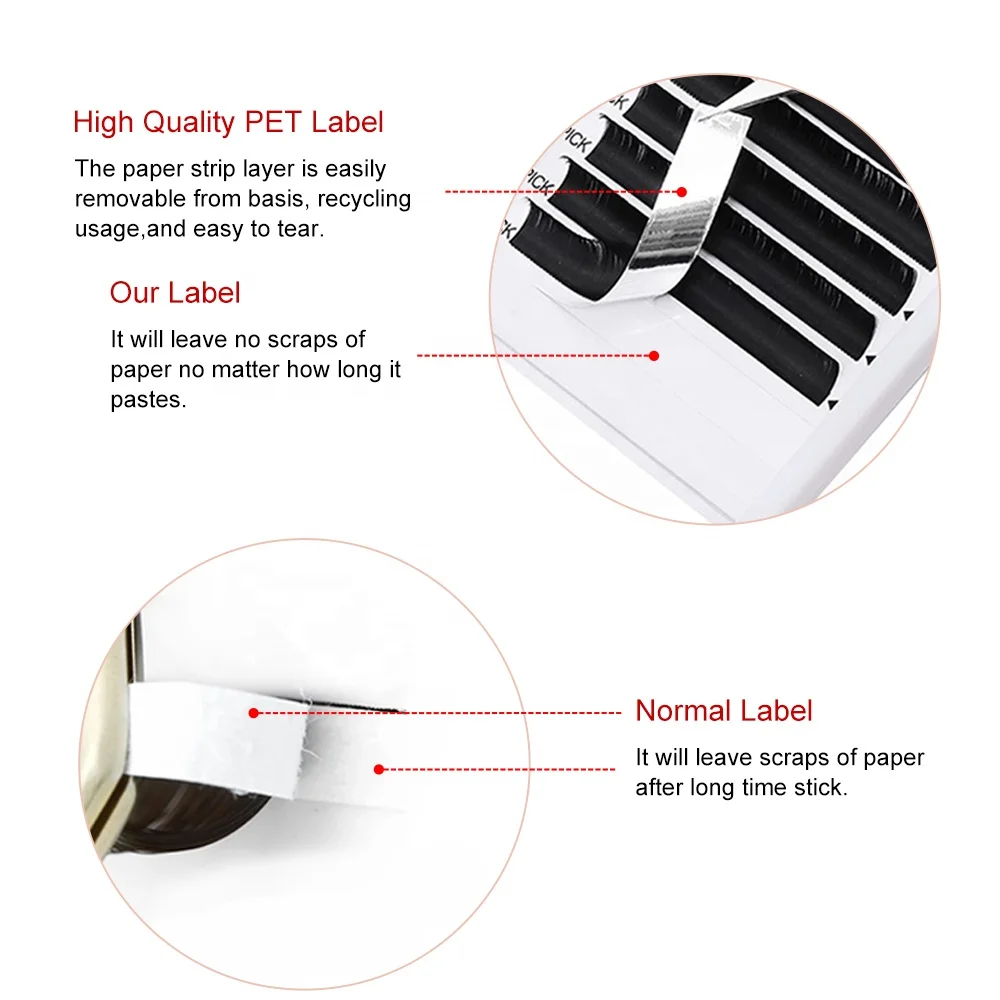 Wholesale fan false eyelashes extension silk mate black volume eyelash extensions private label lash extension supplies