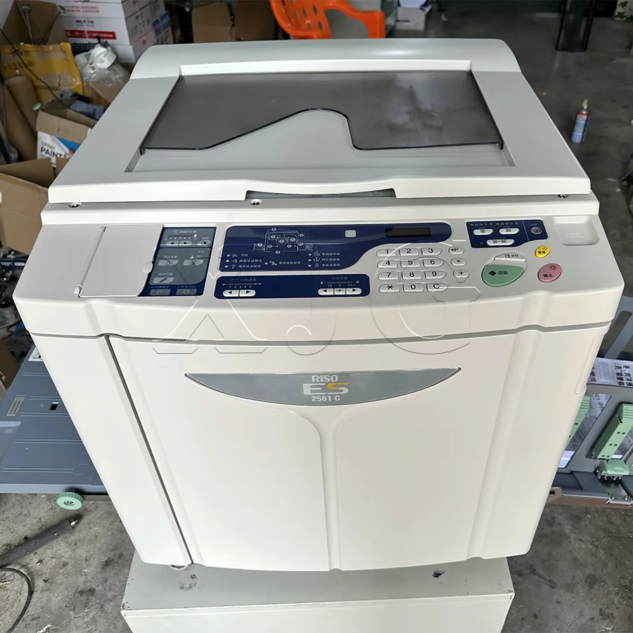 High speed Refurbished RISO ES 2561C printer for used  duplicator machine digital master making Fully automatic printing