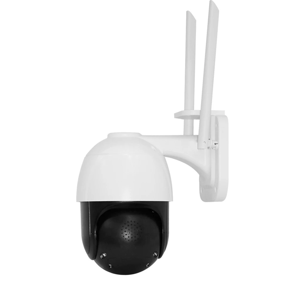 Наружная Ip66 Водонепроницаемая 360 широкоугольная 10X зум с двойным объективом IP CCTV Wifi PTZ видеокамера