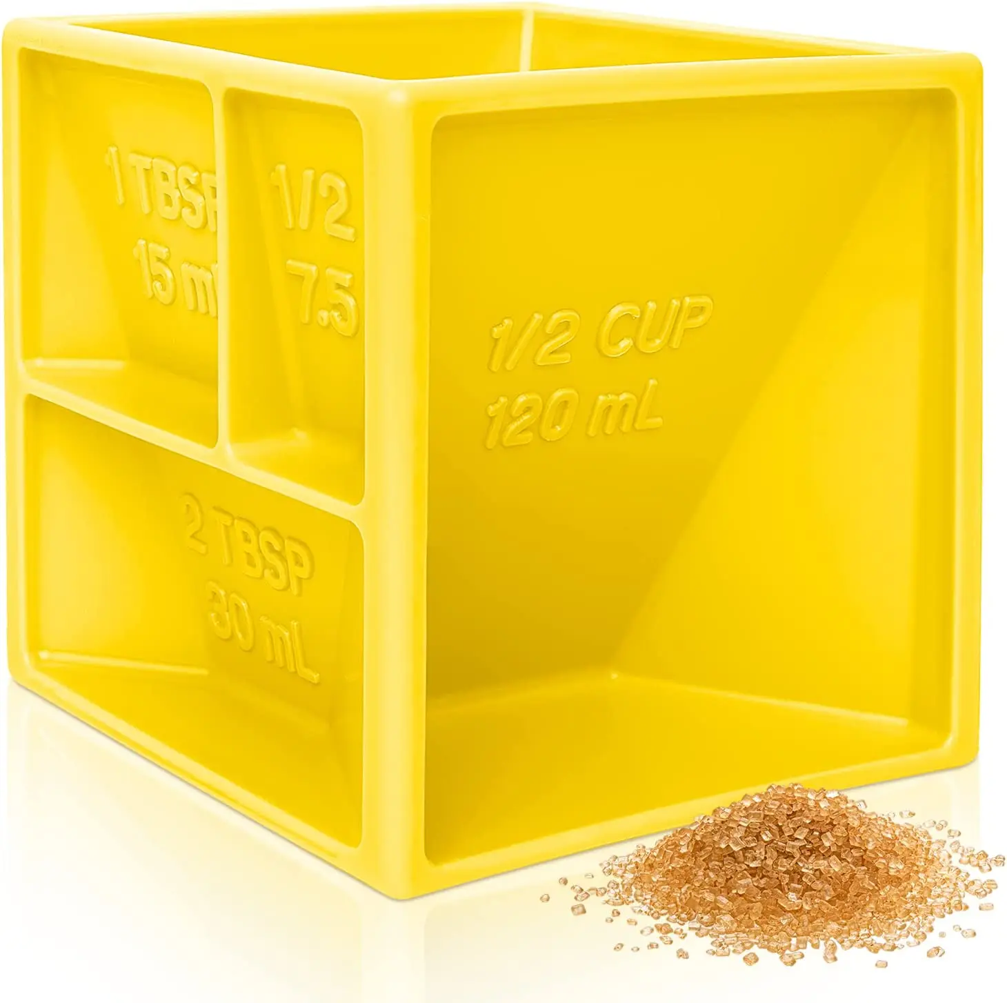 Multi Measuring Cube Cup for Cooking and Baking All in One Measuring Kitchen Device