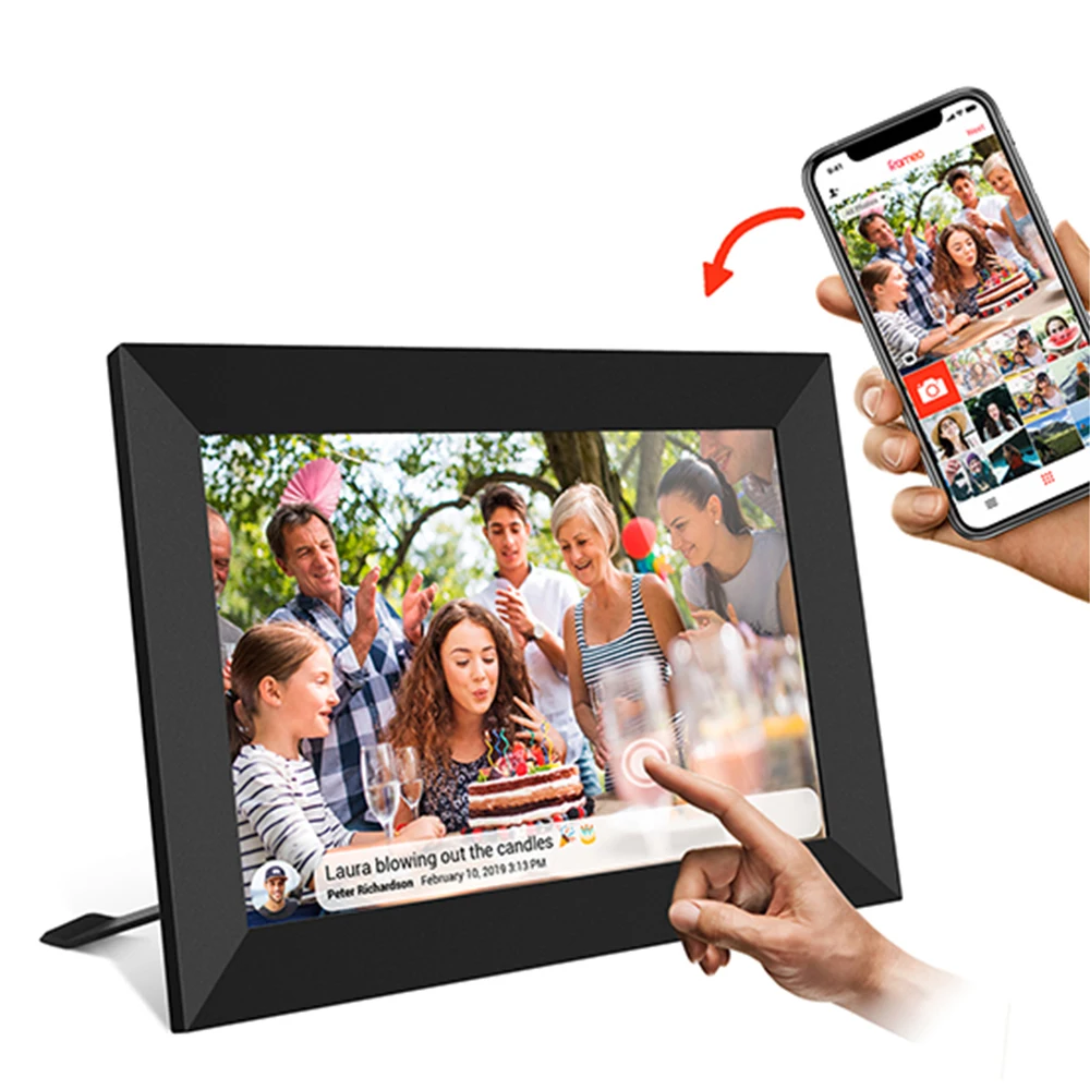 Full HD 1080p 8-дюймовая цифровая фоторамка android система с 16 ГБ для хранения Wi-Fi