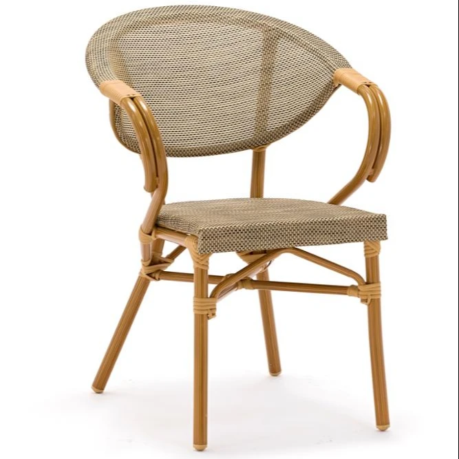 aluminium bamboo chair