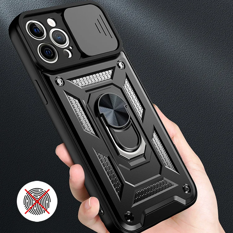 tup pc 2 in 1 shockproof protection phone case for samsung s21with push pull camera close window