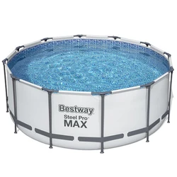 Bestway 56420 Familly use Steel Pro MAX Above Ground Pool Set for bath cool water play