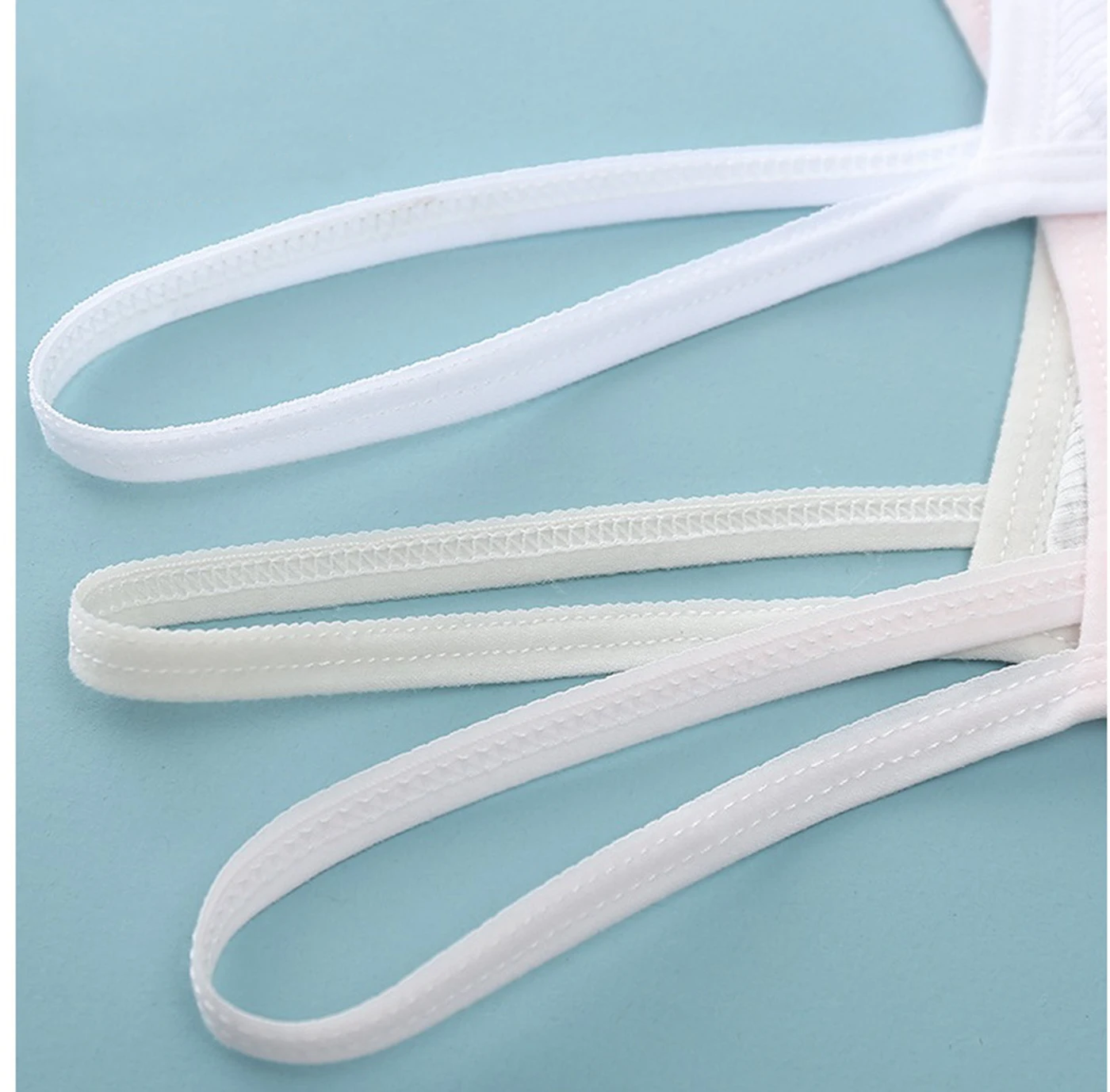 Soft And Comfortable Solid Print Cotton Little School Girls Bra For Sale