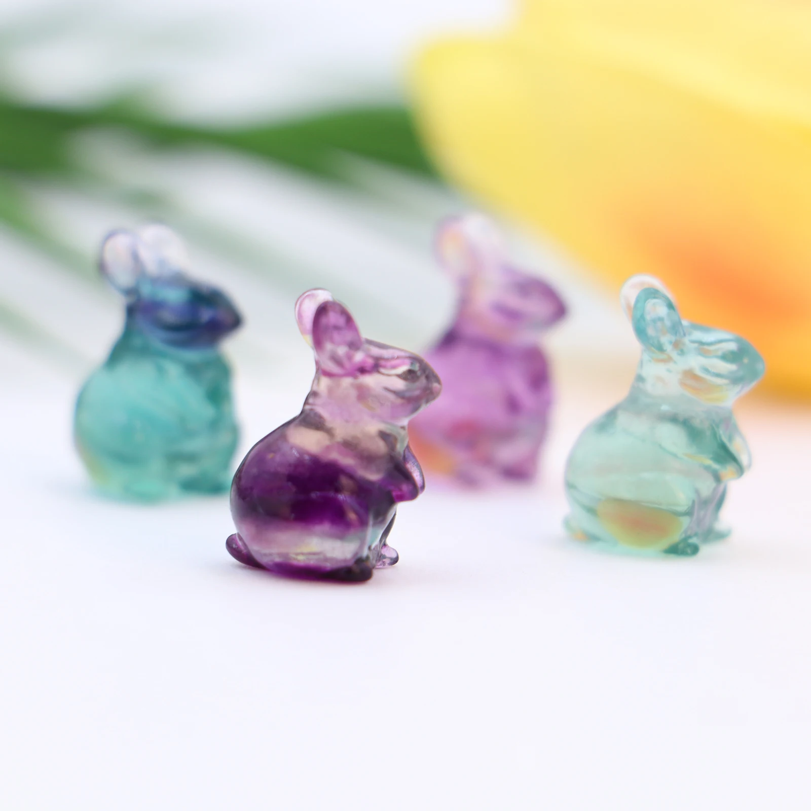 Best Gifts Natural Healing Crystal Animal Rabbit Figurine  Carving Wholesale price