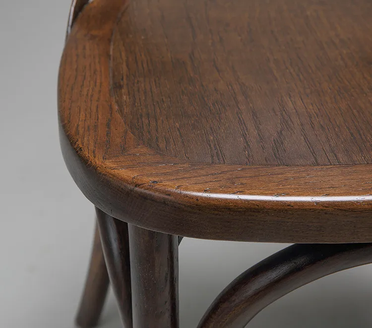 Dreamhause Nordic Solid Wood Dining Chair Home Restaurant Retro French American Country Style Back Chair In Stock For Sale